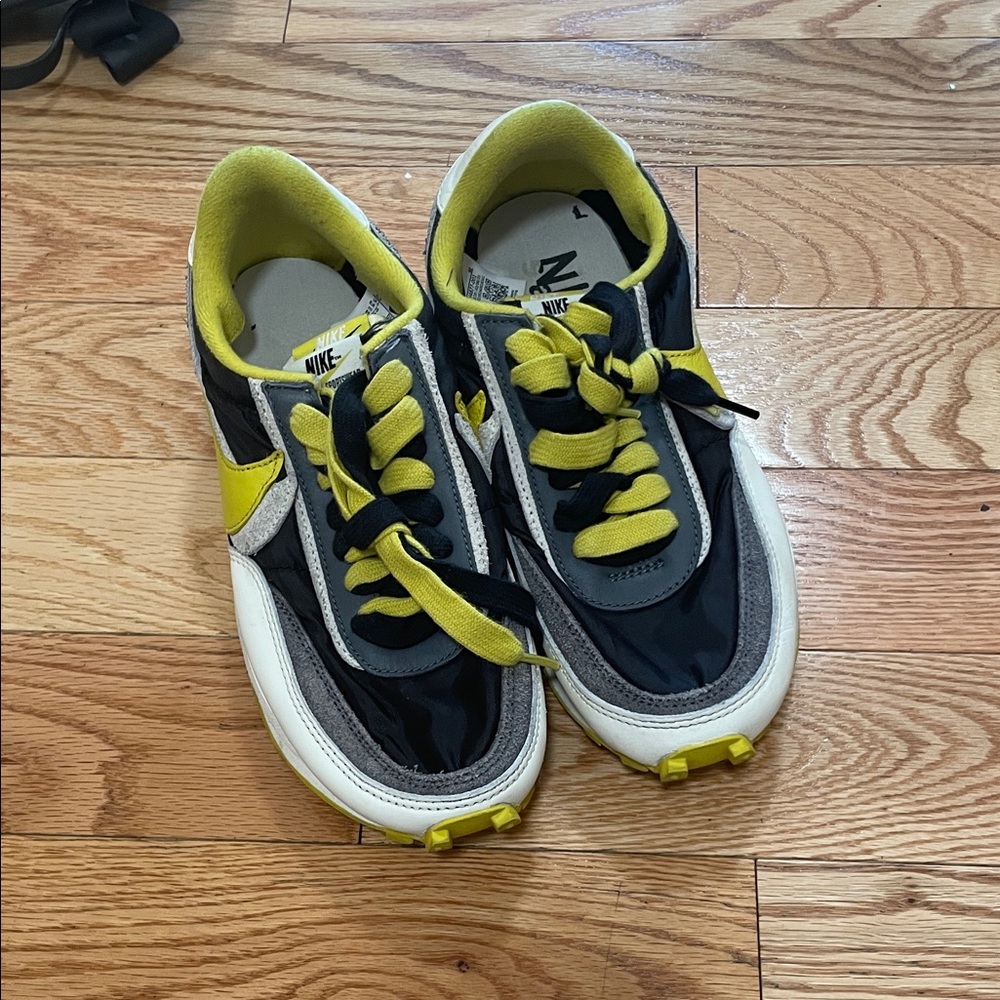 Nike neon waffle sneakers